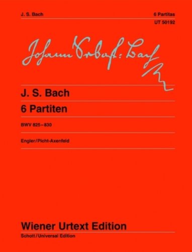 BACH - Partitas Completas para Piano (Urtext) (Engler/Picht/Axenfeld)